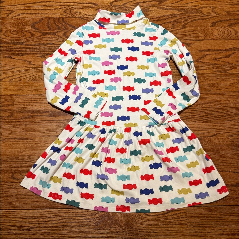 Hanna Andersson Candy Turtleneck Dress Sz 10 - Picture 3 of 7